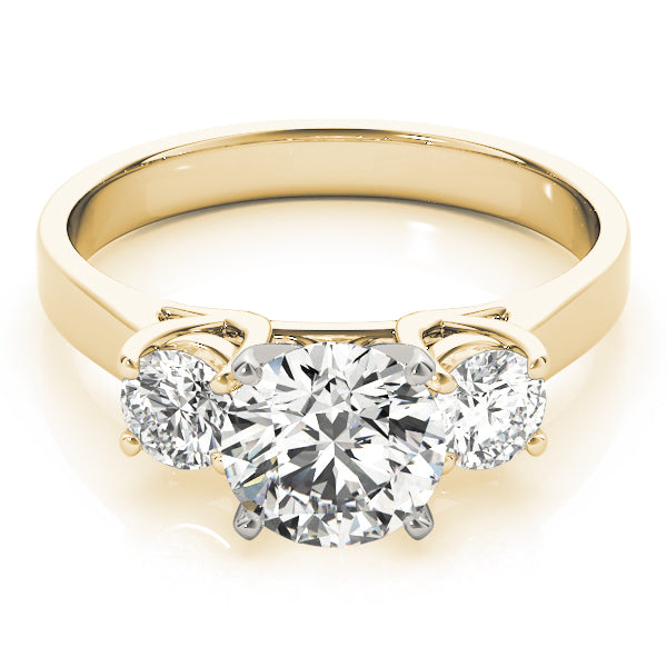 Engagement Rings 3 Stone Round - TN83436