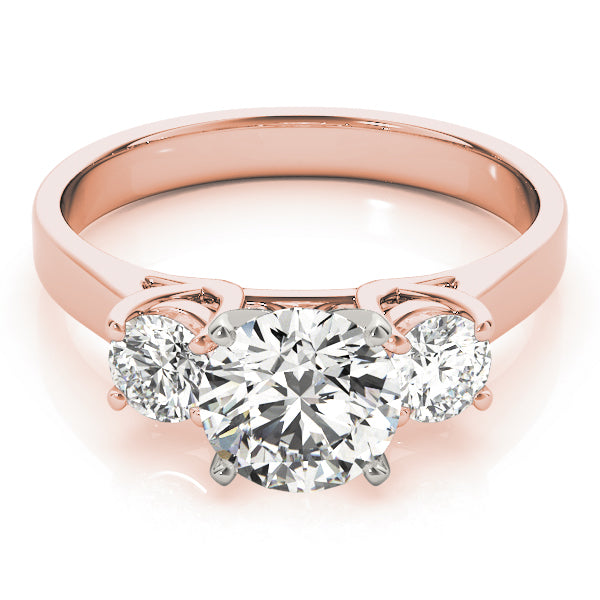 Engagement Rings 3 Stone Round - TN83436