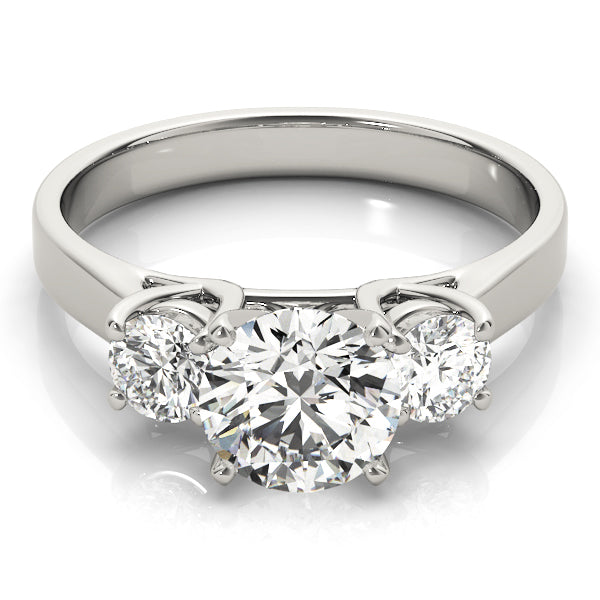 Engagement Rings 3 Stone Round - TN83436