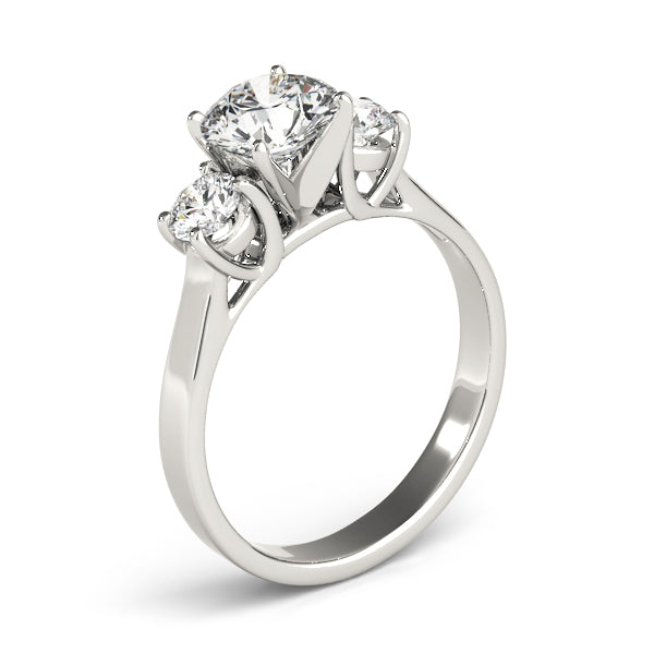 Engagement Rings 3 Stone Round - TN83436