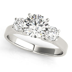 Engagement Rings 3 Stone Round - TN83436