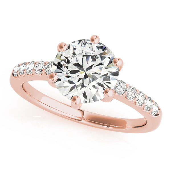 Engagement Rings Single Row Prong Set - TN83442