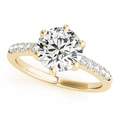 Engagement Rings Single Row Prong Set - TN83442