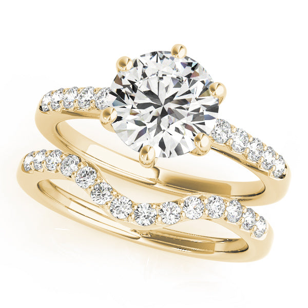 Engagement Rings Single Row Prong Set - TN83442