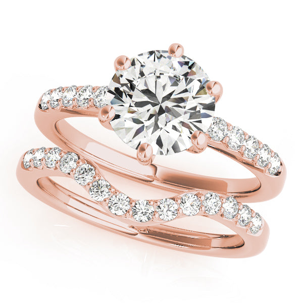 Engagement Rings Single Row Prong Set - TN83442