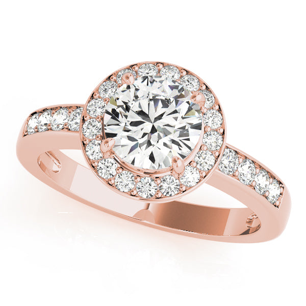 Engagement Rings Halo Round - TN83443