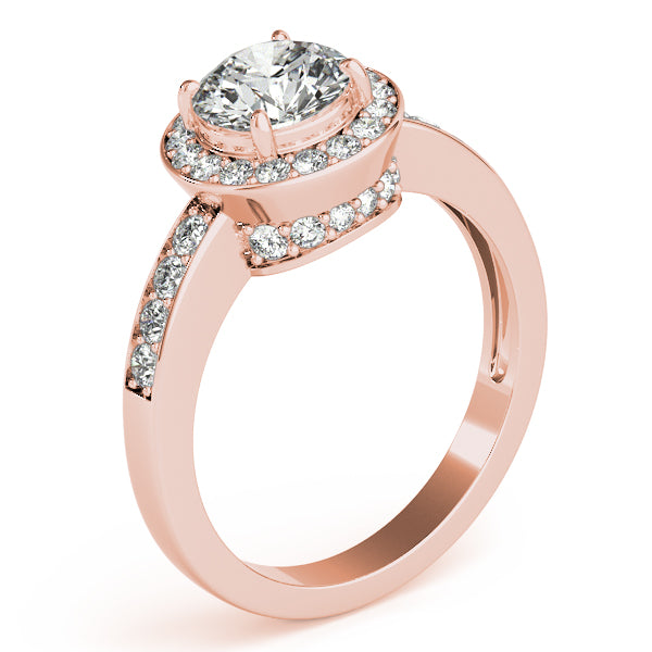 Engagement Rings Halo Round - TN83443