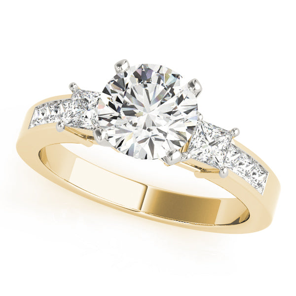 Engagement Rings 3 Stone Princess - TN83464