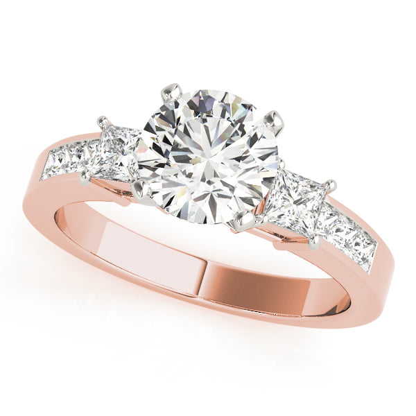 Engagement Rings 3 Stone Princess - TN83464