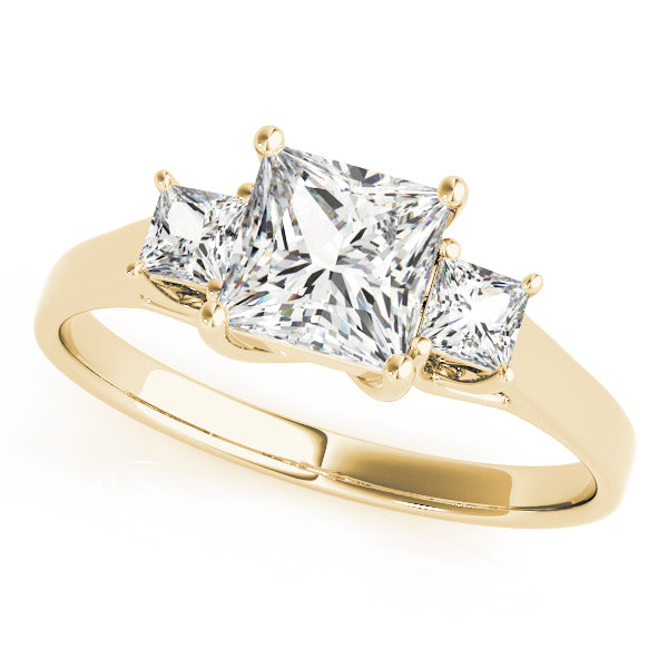 Engagement Rings 3 Stone Princess - TN83476