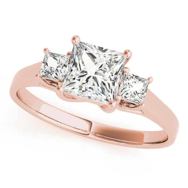 Engagement Rings 3 Stone Princess - TN83476