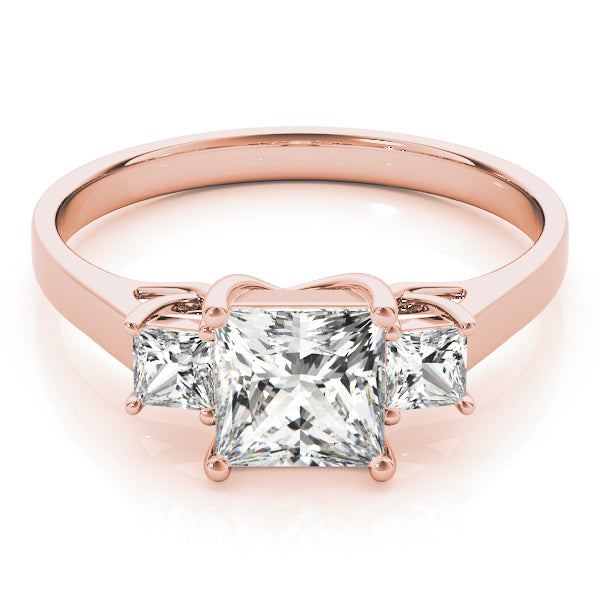 Engagement Rings 3 Stone Princess - TN83476