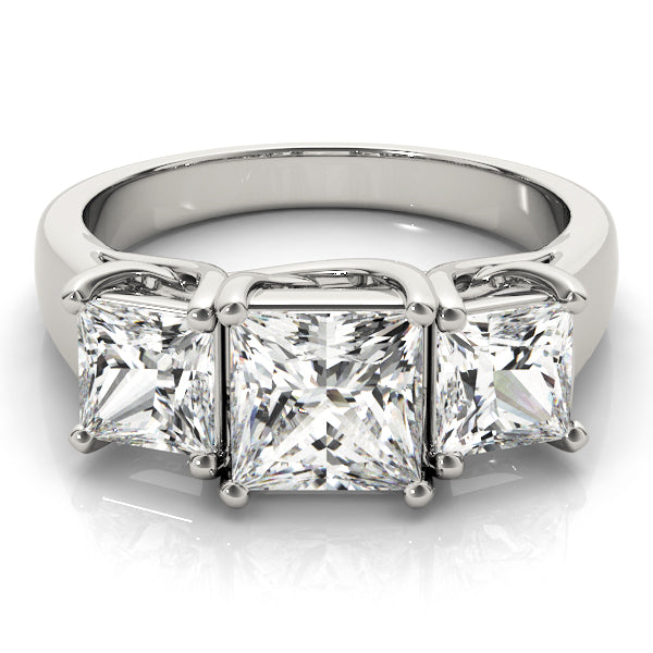 Engagement Rings 3 Stone Princess - TN83478