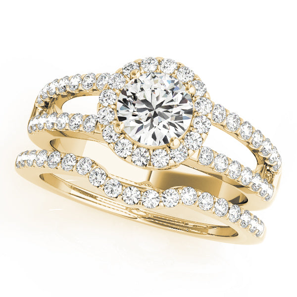 Engagement Rings Halo Round - TN83493