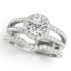 Engagement Rings Halo Round - TN83493