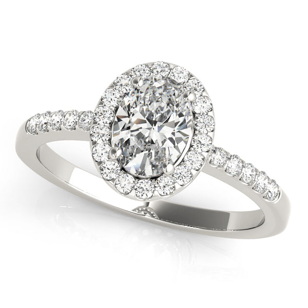 Engagement Rings Halo Oval - TN83497