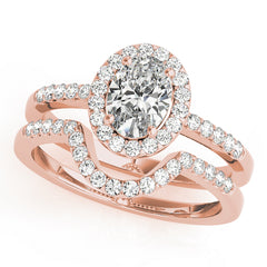 Engagement Rings Halo Oval - TN83497