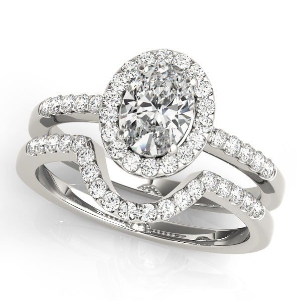 Engagement Rings Halo Oval - TN83497