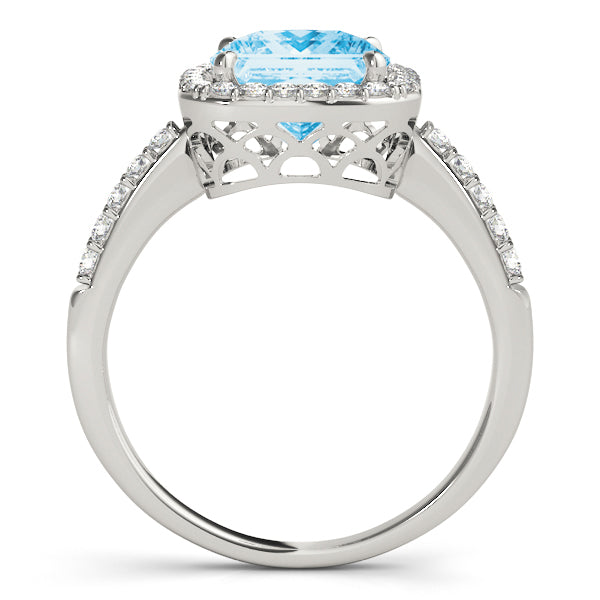 Engagement Rings Halo Square & Cushion - TN83503