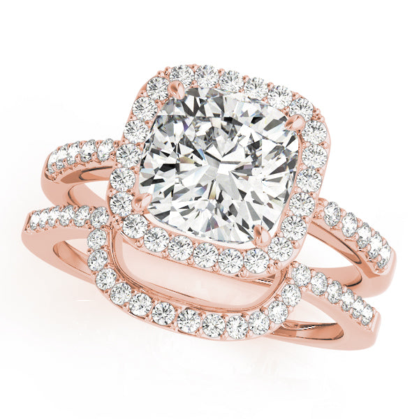 Engagement Rings Halo Square & Cushion - TN83503