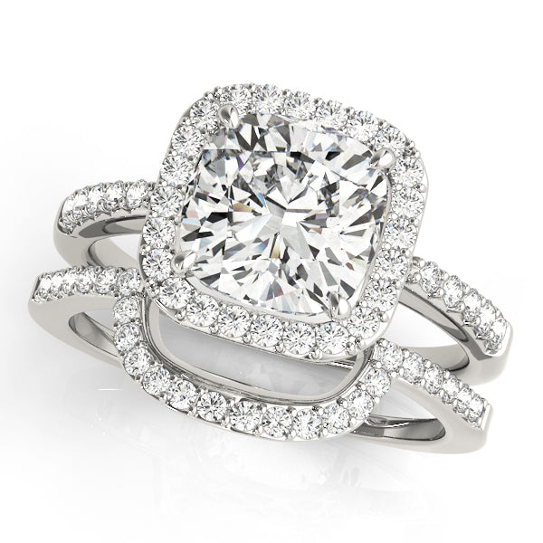 Engagement Rings Halo Square & Cushion - TN83503