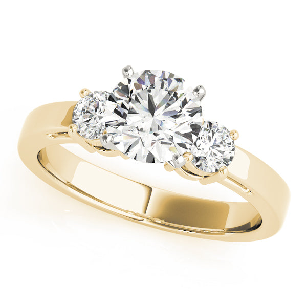 Engagement Rings 3 Stone Round - TN83512