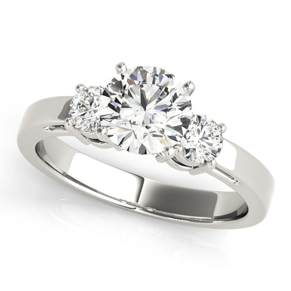 Engagement Rings 3 Stone Round - TN83512