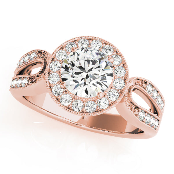 Engagement Rings Halo Round - TN83524