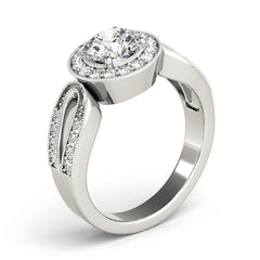 Engagement Rings Halo Round - TN83524