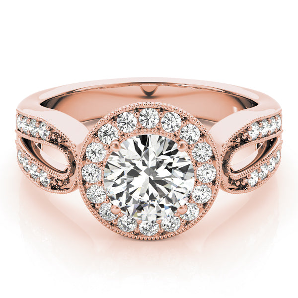 Engagement Rings Halo Round - TN83524