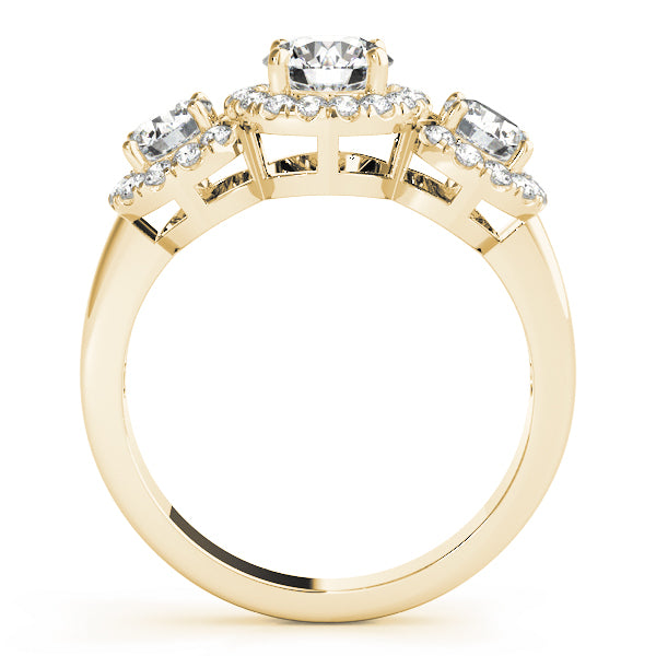 Engagement Rings 3 Stone Round - TN83540
