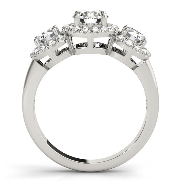 Engagement Rings 3 Stone Round - TN83540