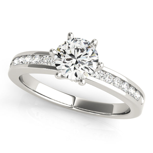 Engagement Rings Single Row Channel Set - TN83552