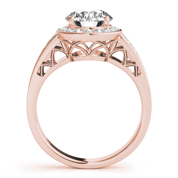 Engagement Rings Halo Round - TN83556