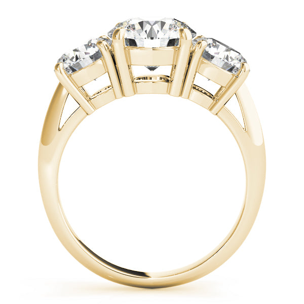 Engagement Rings 3 Stone Round - TN83562
