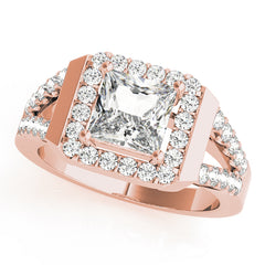 Engagement Rings Halo Square & Cushion - TN83566