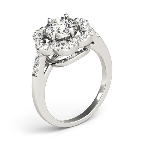 Engagement Rings Halo Round - TN83578