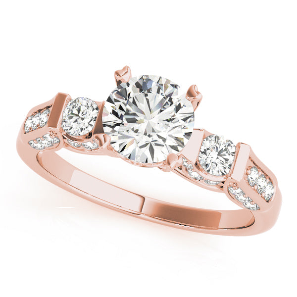 Engagement Rings 3 Stone Round - TN83585