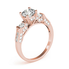 Engagement Rings 3 Stone Round - TN83585