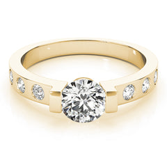 Engagement Rings Single Row Prong Set - TN83592