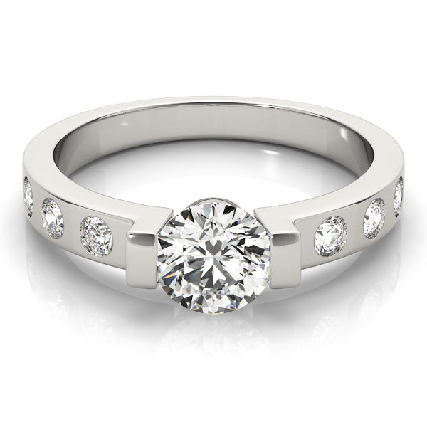 Engagement Rings Single Row Prong Set - TN83592