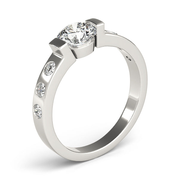 Engagement Rings Single Row Prong Set - TN83592