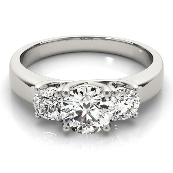 Engagement Rings 3 Stone Round - TN83617