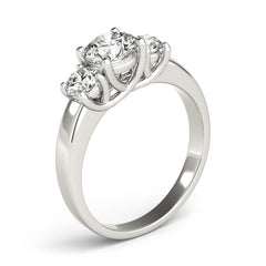 Engagement Rings 3 Stone Round - TN83617