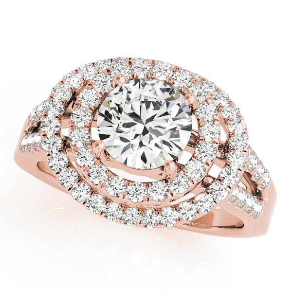 Engagement Rings Halo Round - TN83626