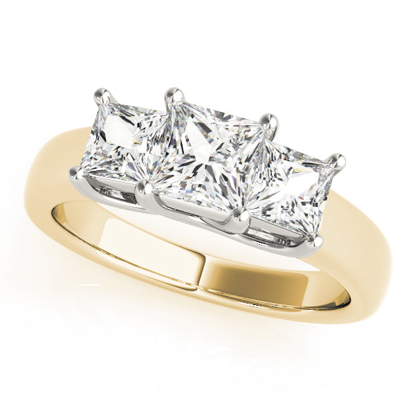 Engagement Rings 3 Stone Princess - TN83628