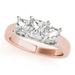 Engagement Rings 3 Stone Princess - TN83628