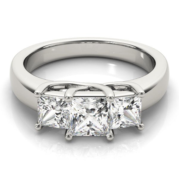 Engagement Rings 3 Stone Princess - TN83628