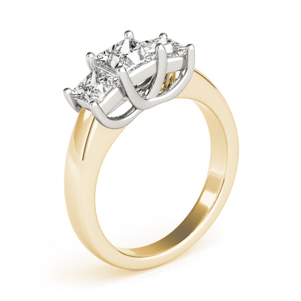 Engagement Rings 3 Stone Princess - TN83628