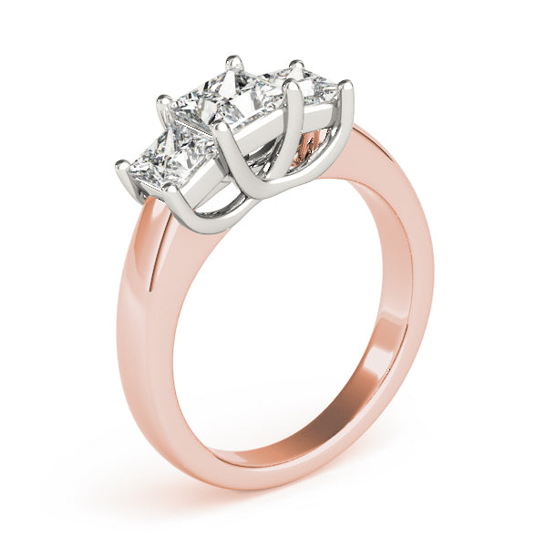 Engagement Rings 3 Stone Princess - TN83628